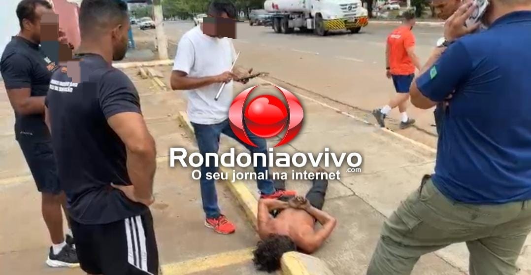 ​URGENTE: Acusado de furtar telhas em empresas é pego por populares na Jorge Teixeira