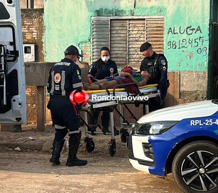 VÍDEO: Mulher é atacada pelo marido e socorrida pelo SAMU