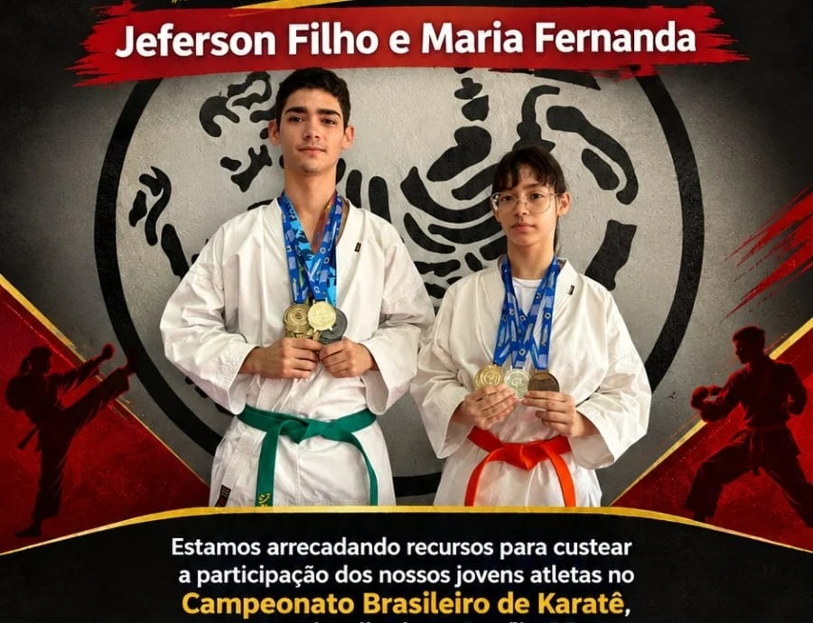 EM BRASÍLIA: Irmãos de Cacoal fazem campanha para disputar Campeonato Brasileiro de Karatê 