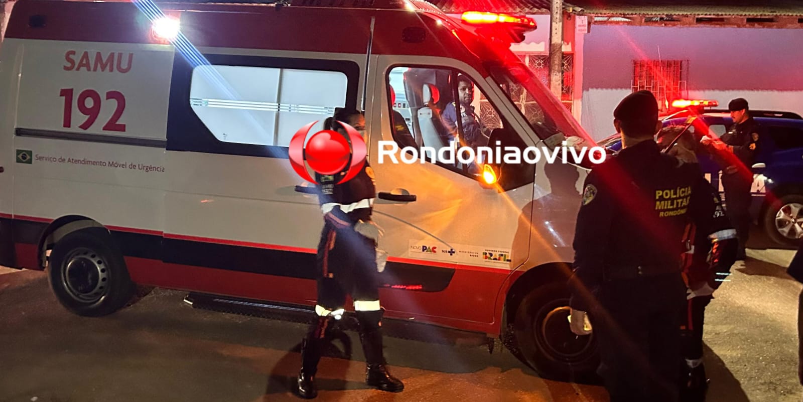 ATENTADO A BALA: Homem é atacado com cinco tiros na frente da esposa