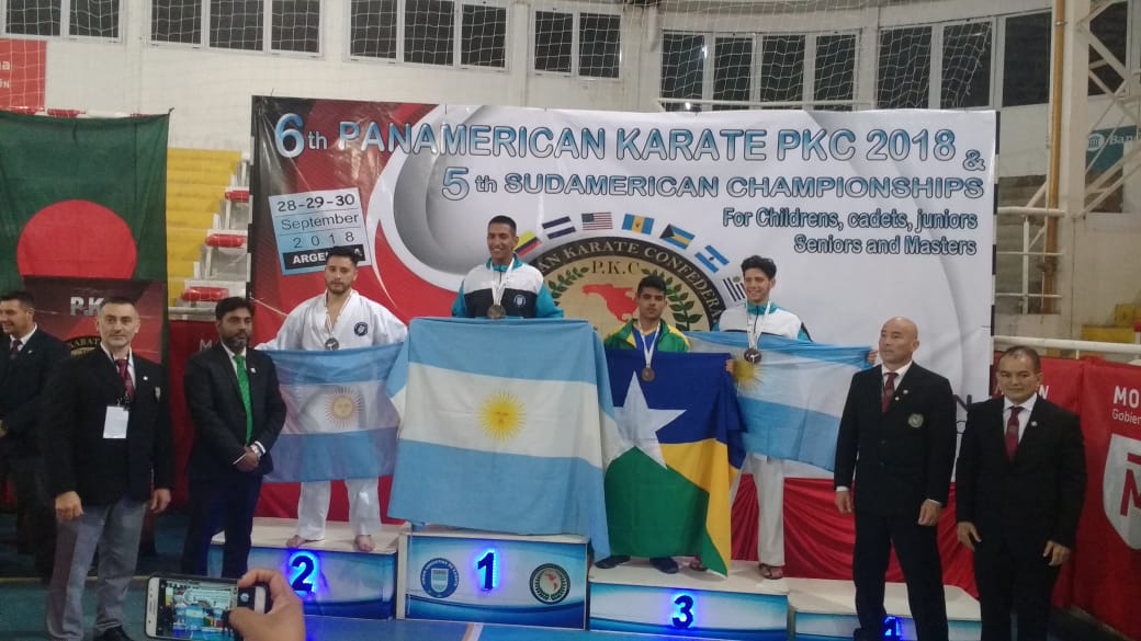 VALENTE!: Karateca Samuel Mota de Rondônia garante quatro medalhas na Argentina