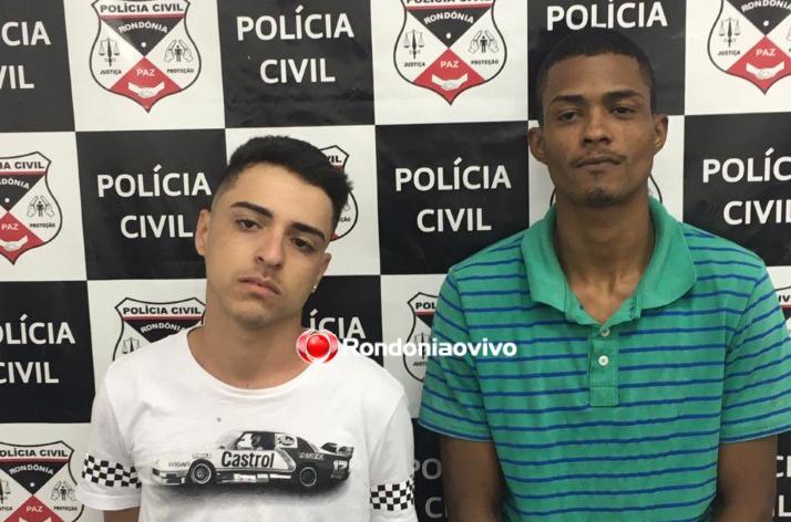 VÍDEO: Polícia prende dupla que foi filmada assaltando joalheria na zona Leste