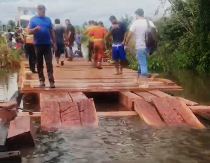 ENCHENTE: BR-425 será  interditada novamente na ponte do Araras