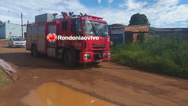 FOGO: Denúncia de incêndio em residência mobiliza equipes do Corpo de Bombeiros e PM