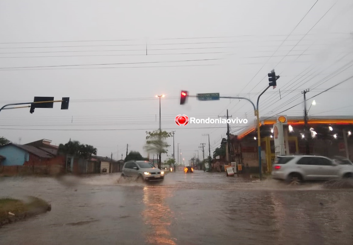 PERIGO: Temporal deixa ruas alagadas e mostra velhos problemas da capital