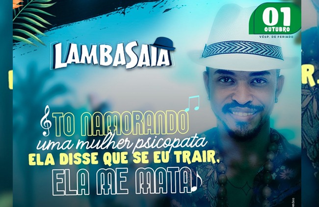 SHOW: Concorra a ingressos para curtir 'Lambasaia' em Porto Velho