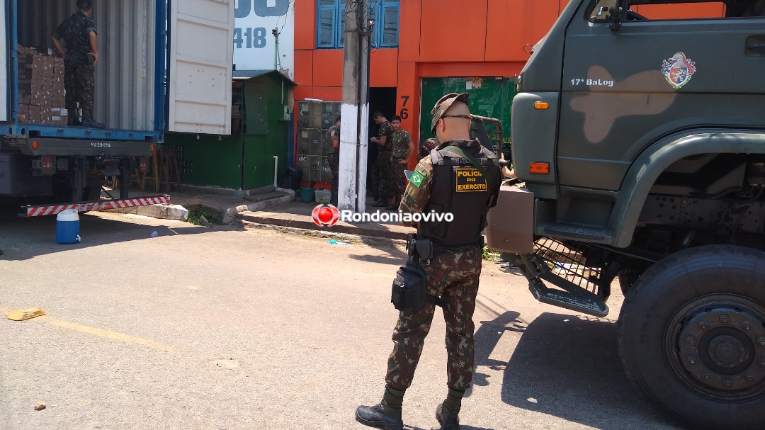 OPERAÇÃO DA DRACO: Exército recolhe quase um milhão de munições apreendidas em loja