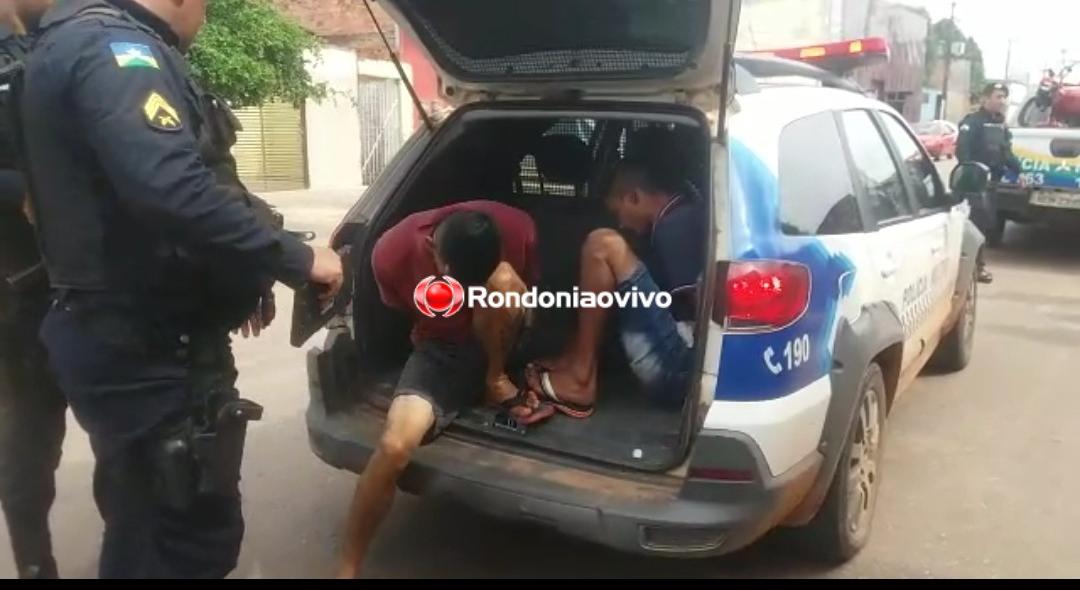 DUPLA VIOLENTA: Polícia flagra assaltantes espancando mulher durante roubo na capital