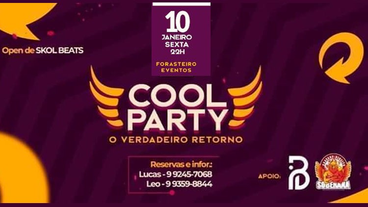 CONFIRA AO VIVO: Garanta o seu ingresso para a 3ª edição da Cool Party