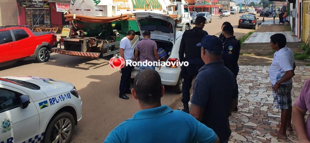 VEJA O VÍDEO: Assaltante é preso pela Polícia Civil após roubar mulher em motocicleta