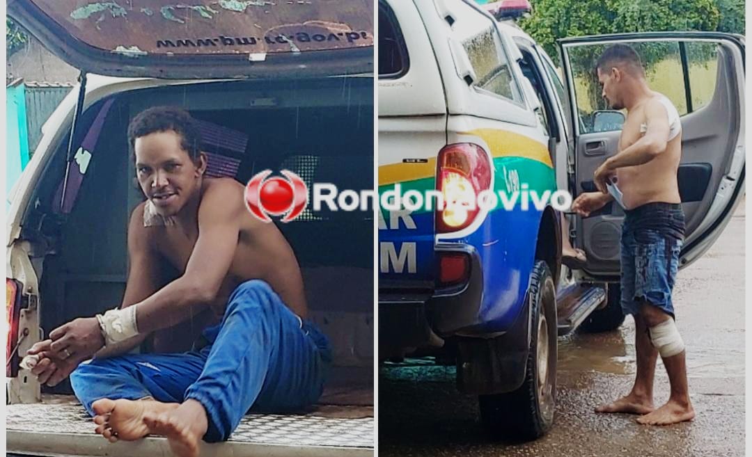 CONFRONTO: Homens brigam com faca e facão por causa de mulher em Porto Velho