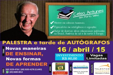 Palestra com professor Celso Antunes