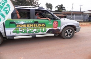 Josenildo ganha força política durante carreata em Candeias