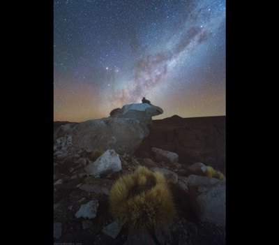 Fotógrafo russo capta a Via Láctea da Bolívia, a 4 mil metros de altitude
