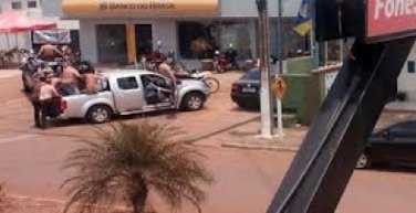 URGENTE – Roubo em andamento em agência bancária de Machadinho do Oeste