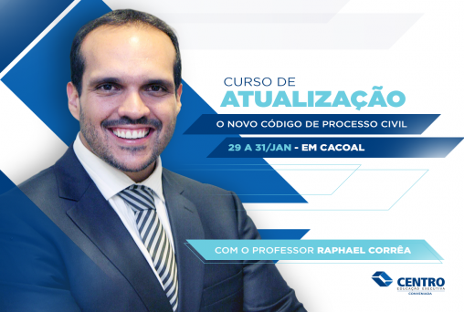 Curso de atualização do novo CPC será realizado 