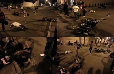 IMPRUDÊNCIA - Motoqueiro avança preferencial e provoca acidente grave em via movimentada da capital - FOTOS