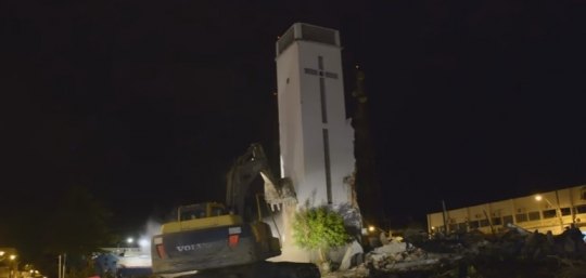 Templo da Catedral São João Bosco é demolido – VÍDEO