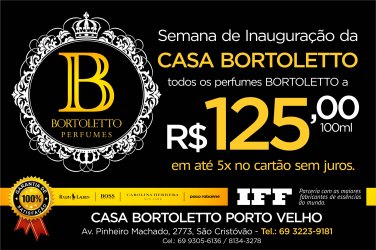 Porto Velho agora tem CASA BORTOLETTO