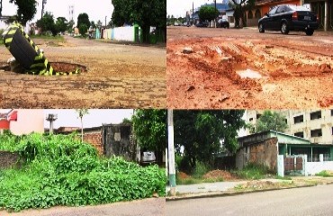 Buracos e terrenos baldios no centro da capital deixam moradores transtornados - Fotos