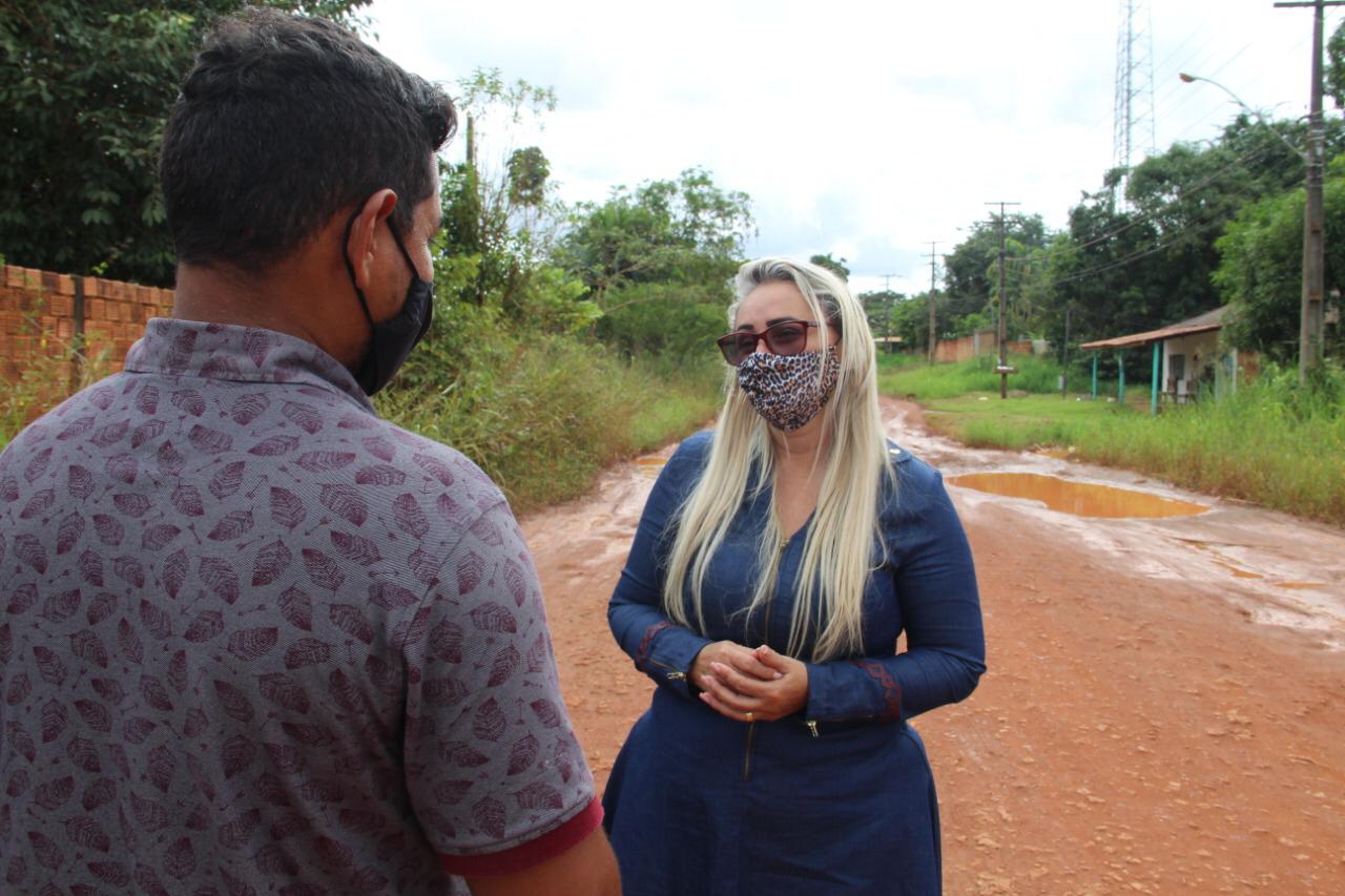 TRECHO DO PLANALTO: Márcia Socorristas Animais cobra asfaltamento da Av. Calama 