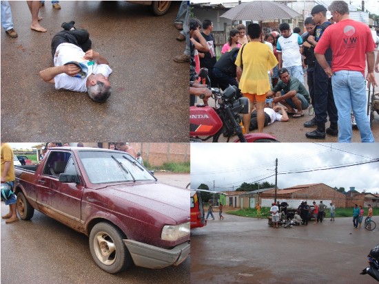 Falta de sinalização provoca acidente em bairro periférico e revolta moradores