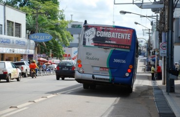 Corredor de ônibus em Porto Velho pode ser usado por outros veículos para conversão à direita