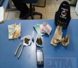 Menor delata boca de fumo após ser detido com cigarro de maconha