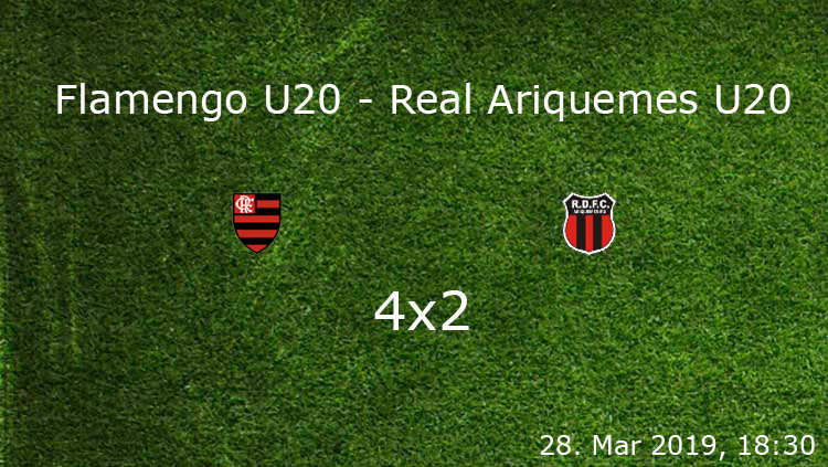 NÃO FEZ FEIO: Flamengo vence Real Ariquemes na primeira partida da Copa do Brasil Sub-20