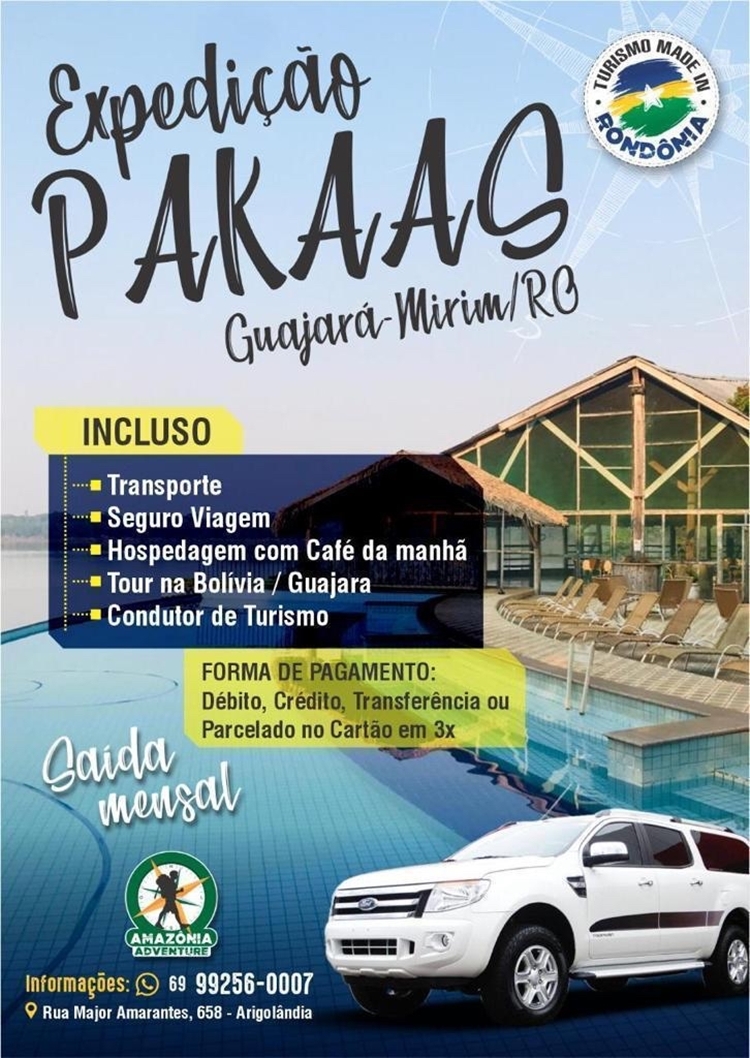 TURISMO REGIONAL: Expedição Pakaas Palafitas em agosto com a Amazônia Adventure