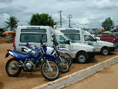 Alto Paraíso recebe novas ambulâncias e motos