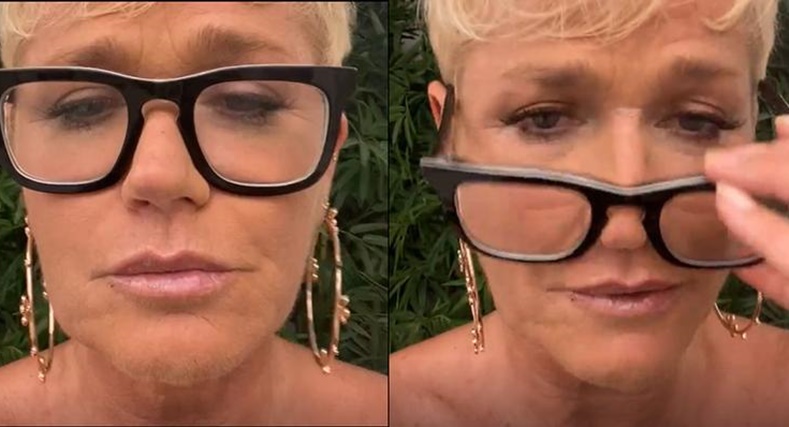 AOS 57 ANOS: Xuxa Meneghel mostra rugas e rebate críticas: ''Eu sei que estou velha''