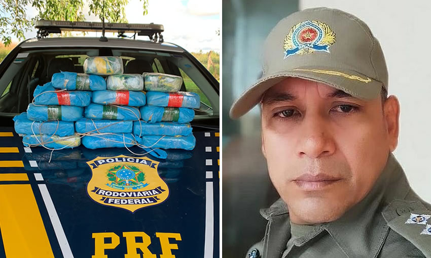 17 QUILOS: Ex-comandante da Polícia Militar é preso com cocaína durante ação policial