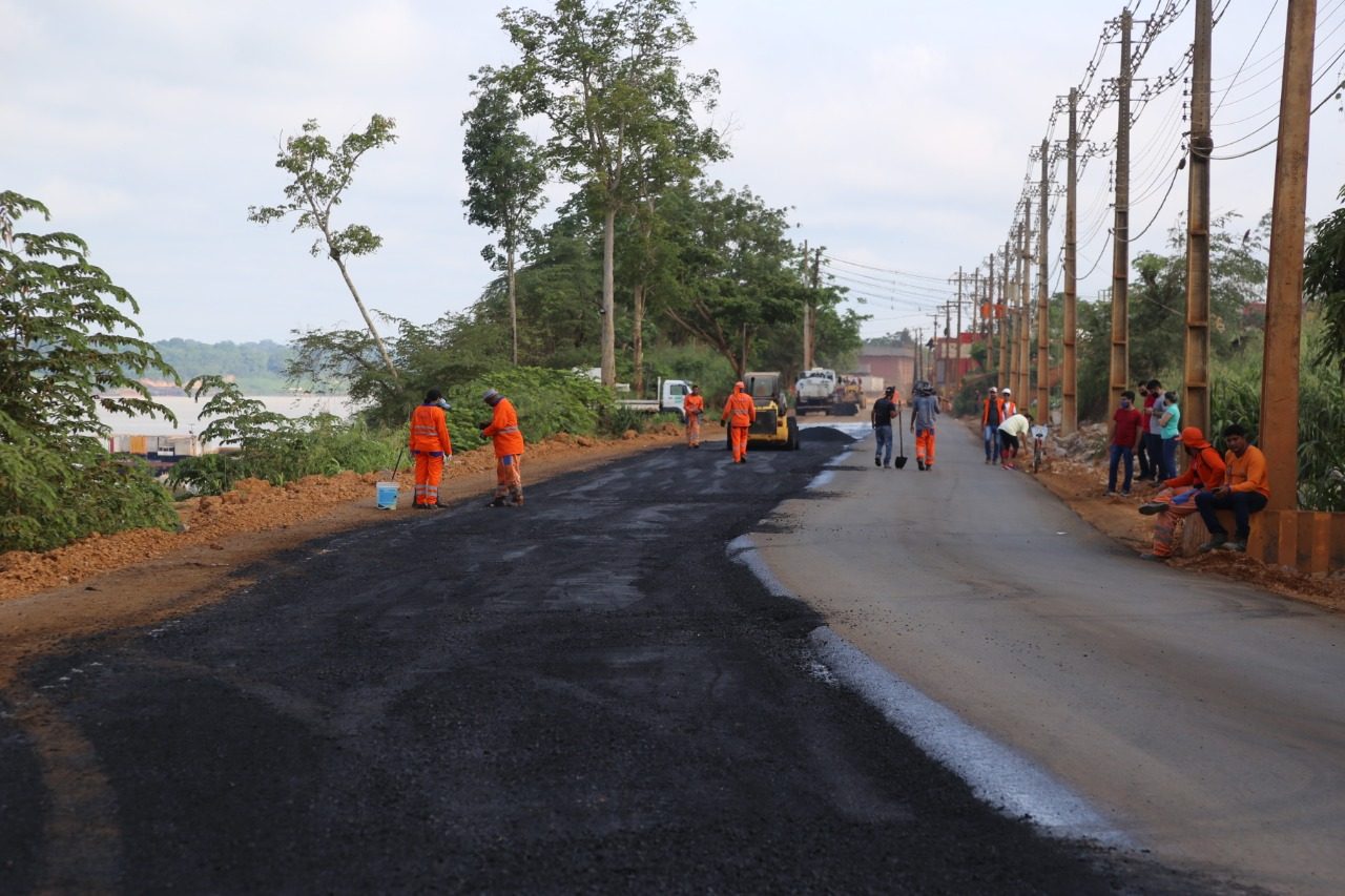 NA CAPITAL: Governo de Rondônia conclui dois quilômetros de asfalto da Estrada do Belmont 