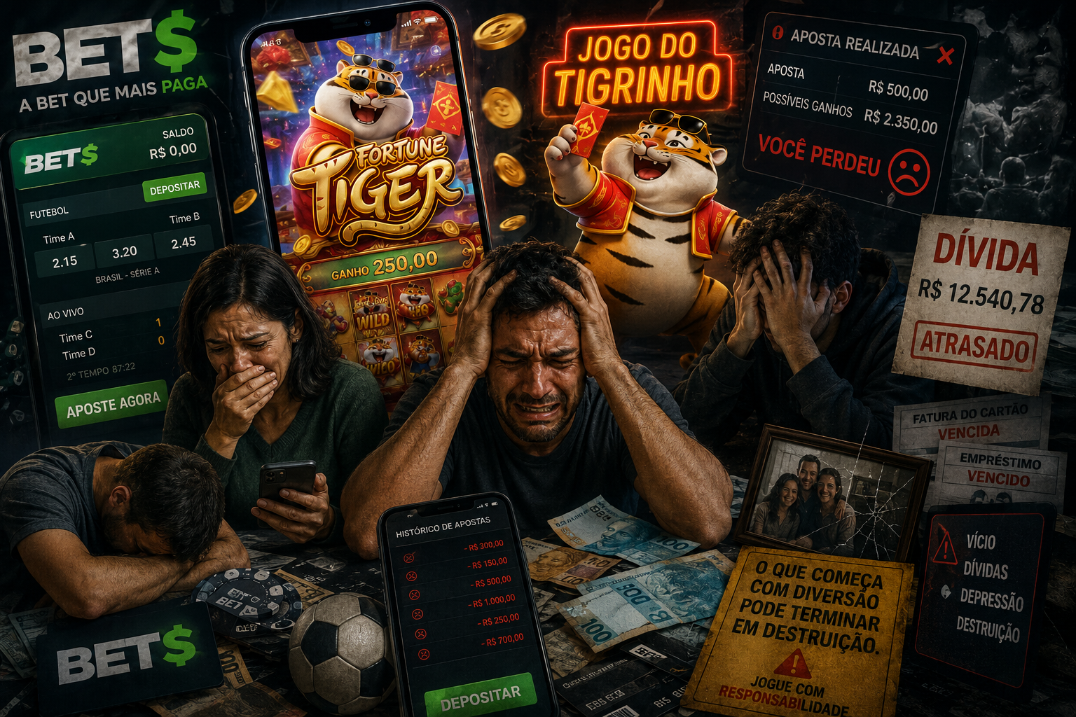 COLUNA SEMANAL: Jogo do Tigrinho e Bets levam rondonienses a perderem casa, carros e família