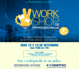 Colégio Objetivo realiza workshop sobre empreendedorismo 