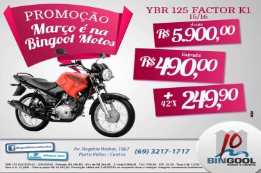 YAMAHA - Promoção especial YBR 125