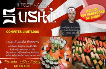 Porto Velho recebe “II Festival do Sushi”