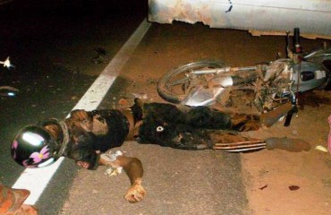 Motociclista morre em acidente com ônibus na BR 364