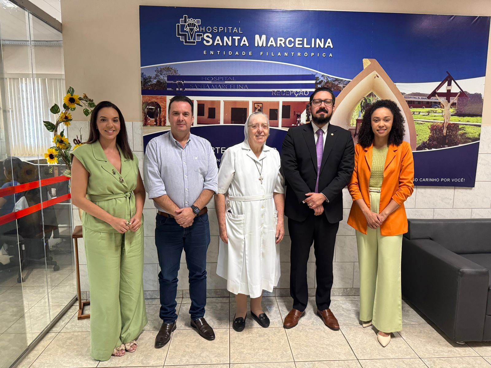 DR. LUÍS DO HOSPITAL: Dep. visita Hospital Santa Marcelina e garante apoio à unidade