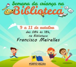 Biblioteca faz evento para estimular a leitura infantil