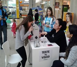 Fundação realiza testes gratuitos de visão no Porto Velho Shopping neste domingo