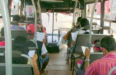 Grupo de Educação Fiscal cria projeto Leitura no Ônibus 