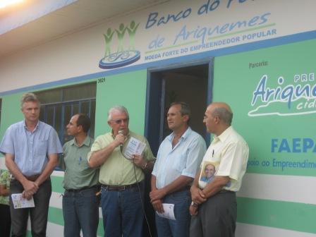 Ariquemes é o primeiro município de RO a ter Banco do Povo