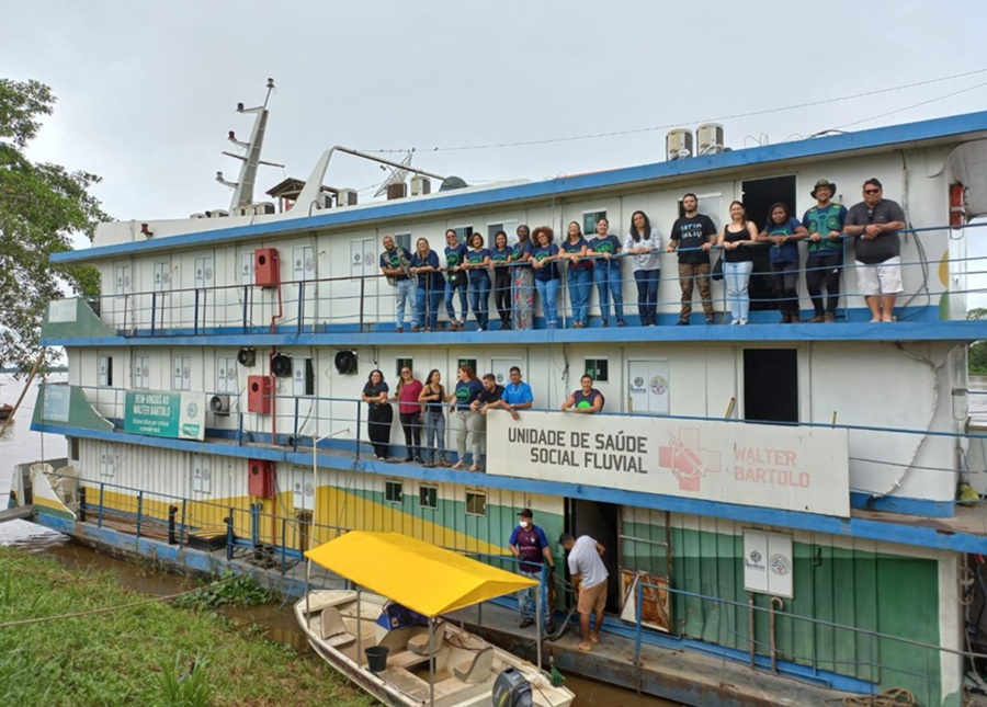 SÁBADO (11): Barco Hospital Walter Bártolo realizará atendimentos em Guajará-Mirim