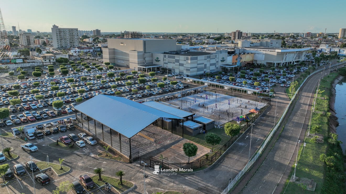 Arena de Beach Tennis com nove quadras é a mais nova atração do Porto Velho Shopping