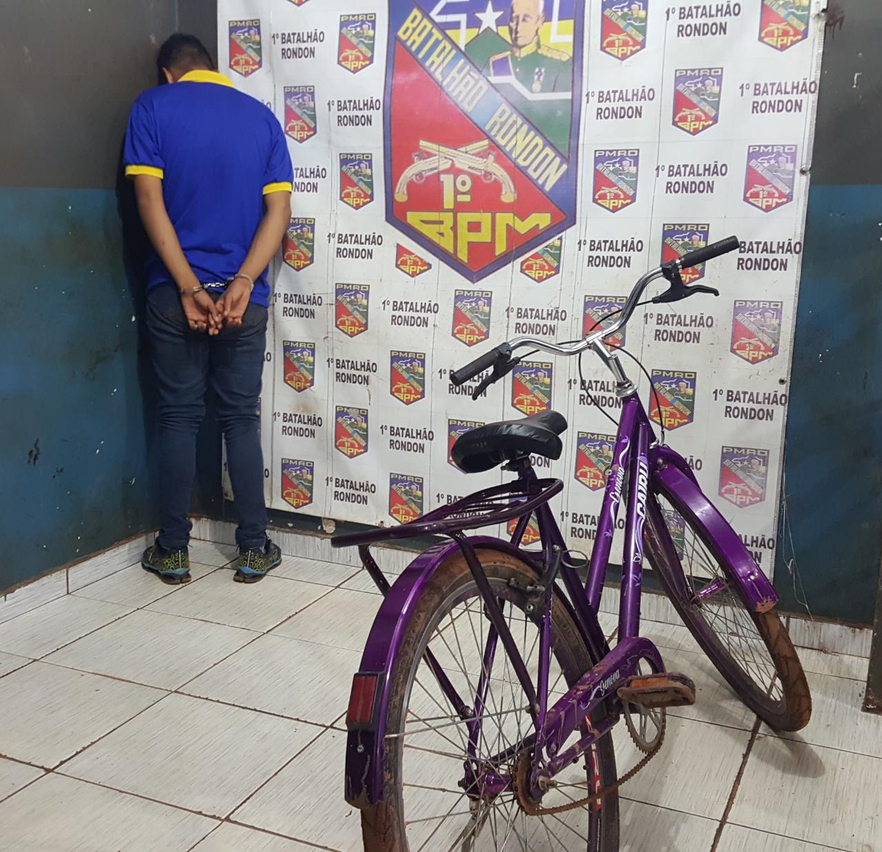 DENÚNCIA: Polícia apreende adolescente após fazer roubo de bicicleta