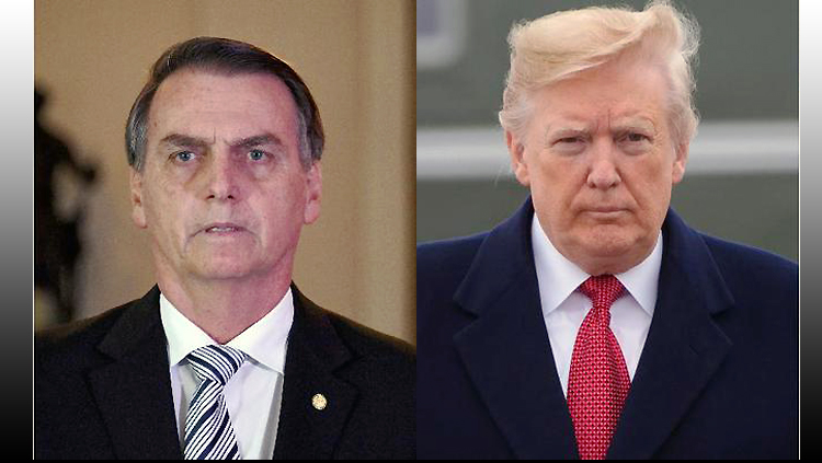 PRESIDENTES: Casa Branca informa que Bolsonaro e Trump devem se encontrar  no dia 19 de março