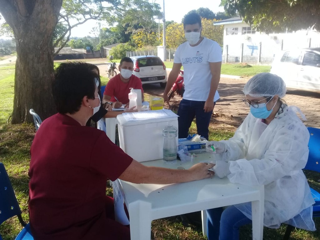 NOVA BRASILÂNDIA D'OESTE: Testes rápidos para Covid-19 começaram a ser feitos nesta quarta, 17