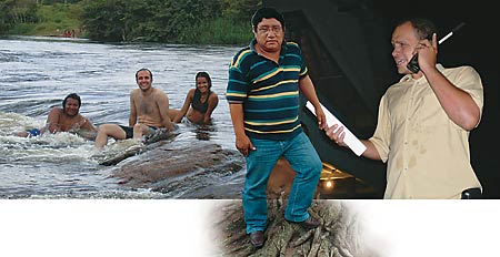  Filmes e fotos mostram que o seqüestro de um representante da ONU por índios cintas-largas pode ter sido uma farsa